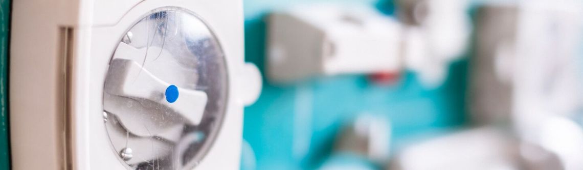 Zoom-in of a dialysis machine