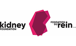 Logo bilingue de La Fondation canadienne du rein