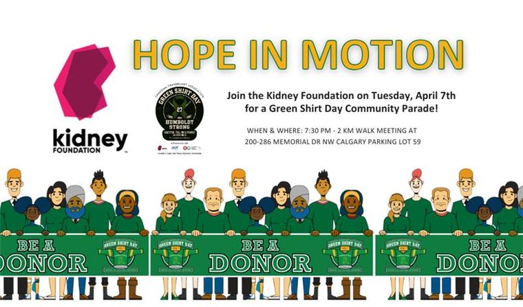 Parade communautaire de la Journée du chandail vert