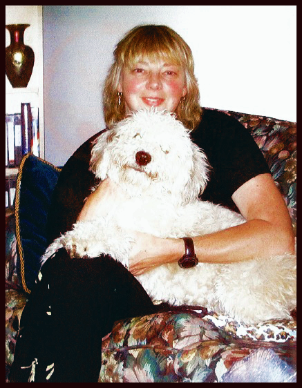 Heather Johnson and her dog, Lili