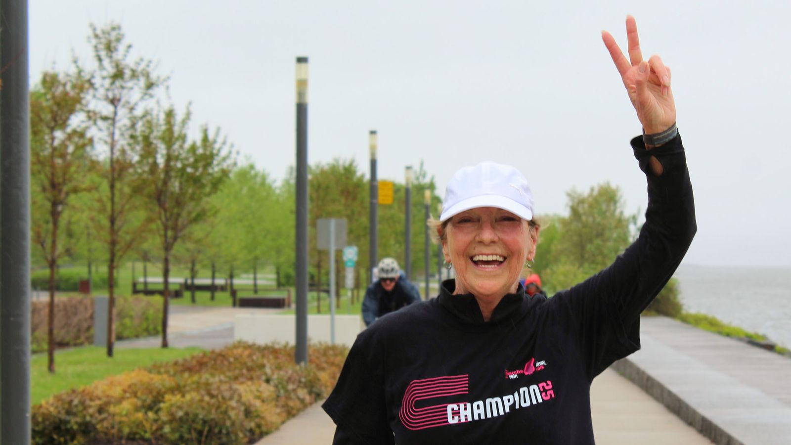 Une participante de la Marche du rein de 2025