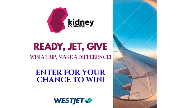 Westjet Raffle banner