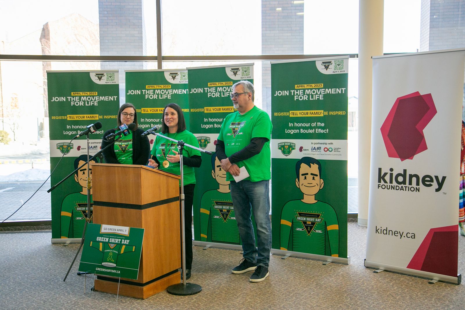 Cinquième journée annuelle des chemises vertes