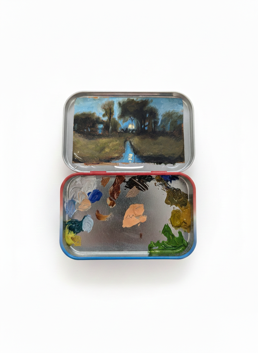 Nikolas's miniature pocket painting