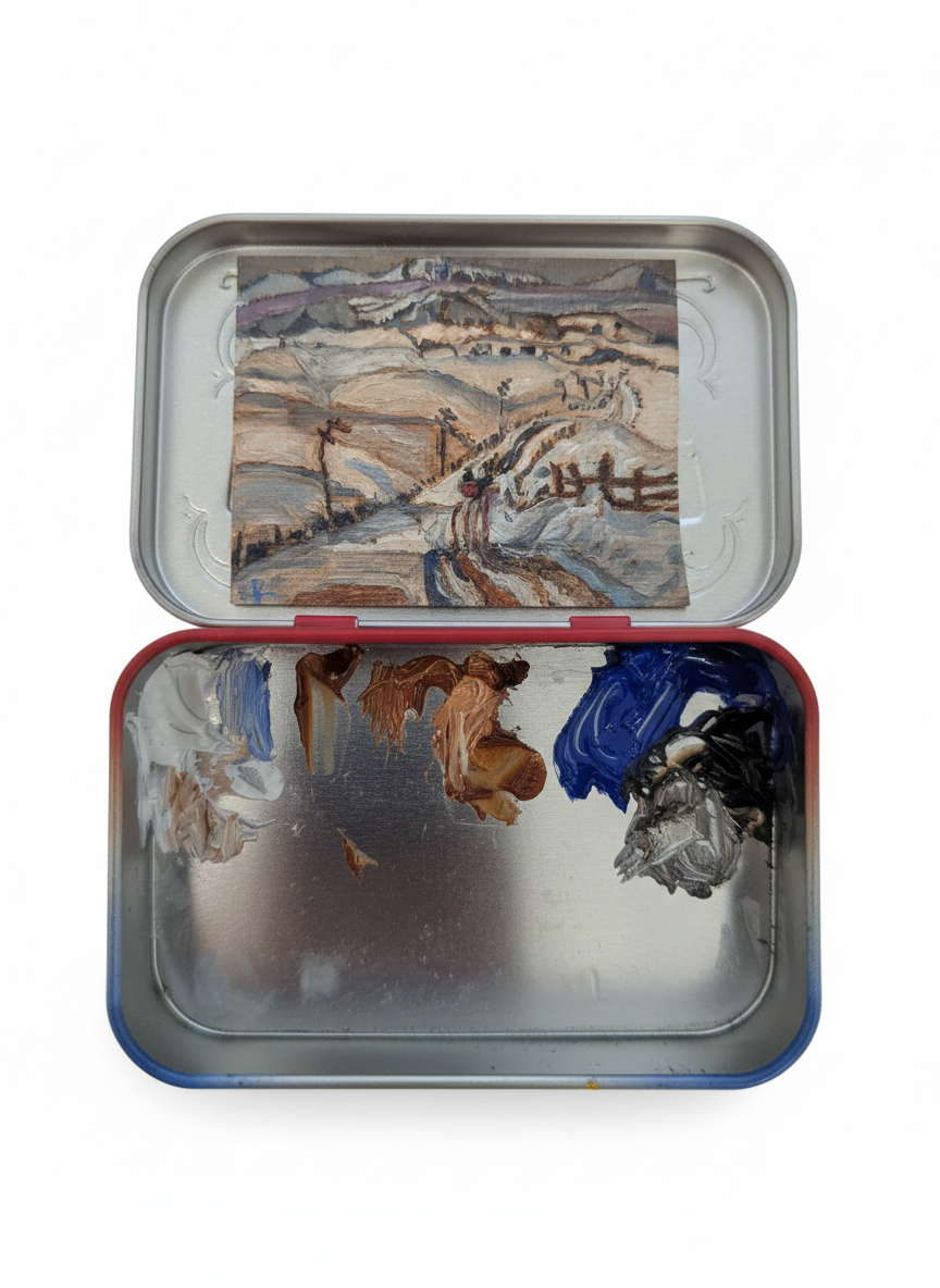 Nikolas's miniature pocket painting